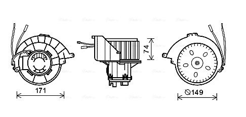 AVA QUALITY COOLING Salona ventilators OL8627